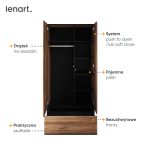 Szafa dzielona BORGA BG-01