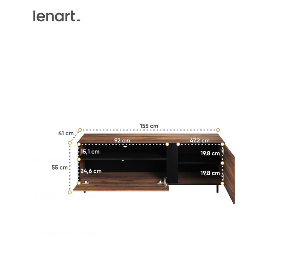 Szafka RTV BORGA BG-03