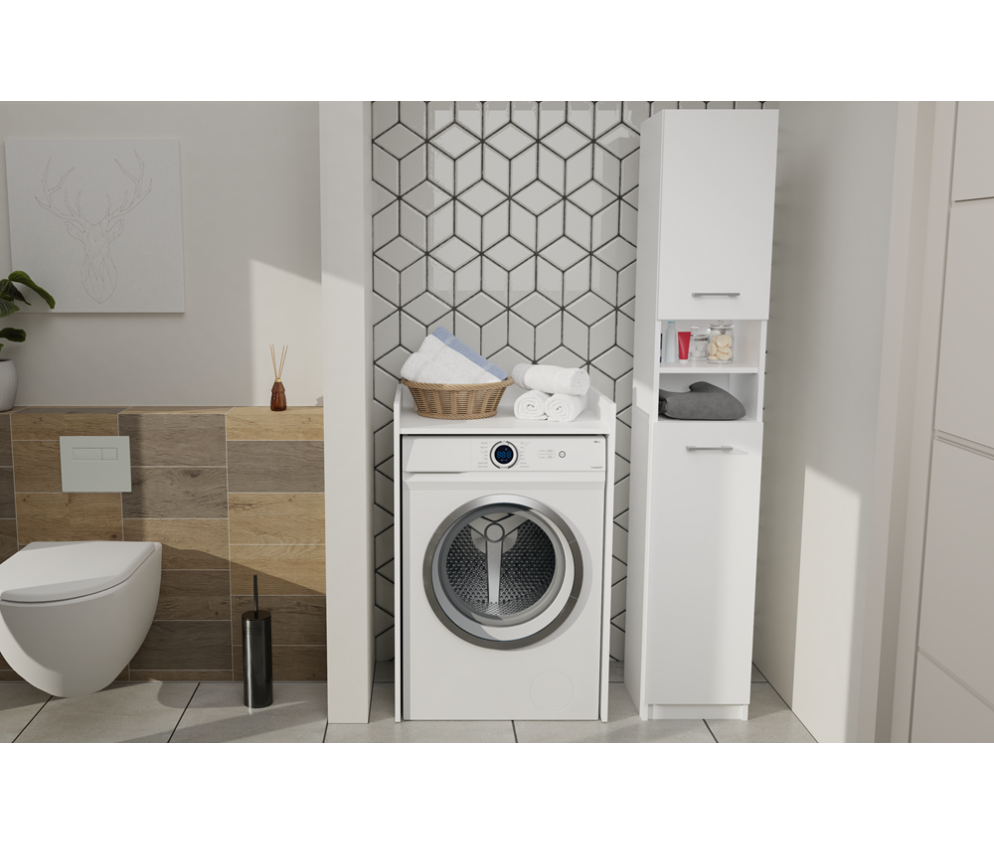 Słupek łazienkowy Marbela 1.0 BIAŁY