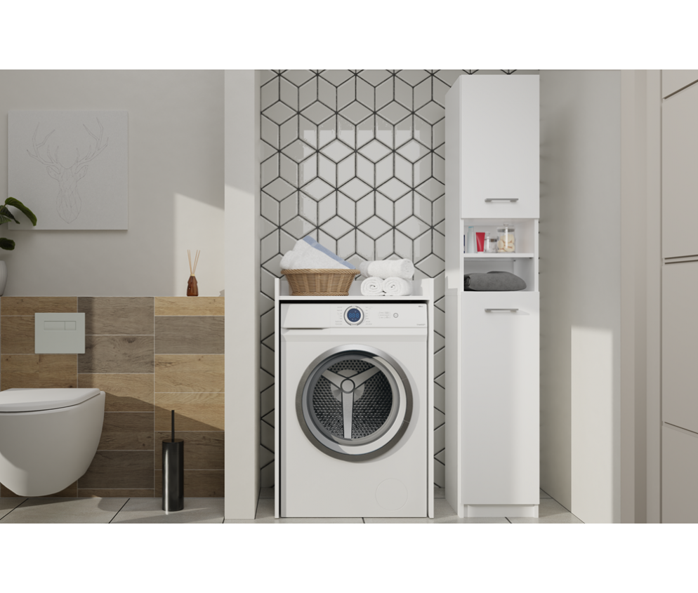 Słupek łazienkowy Marbela 1.0 BIAŁY