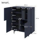 Komoda COLOURS CS-01 Granat