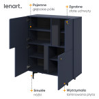 Komoda COLOURS CS-01 Granat