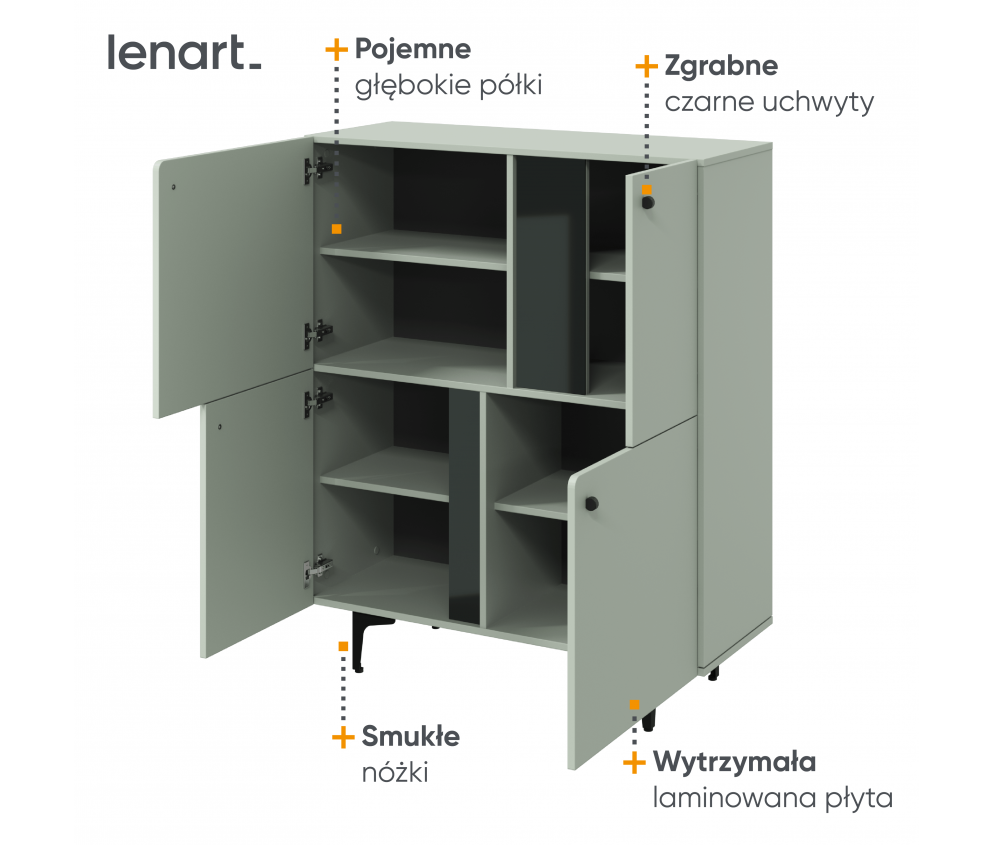 Komoda COLOURS CS-01 Szałwia