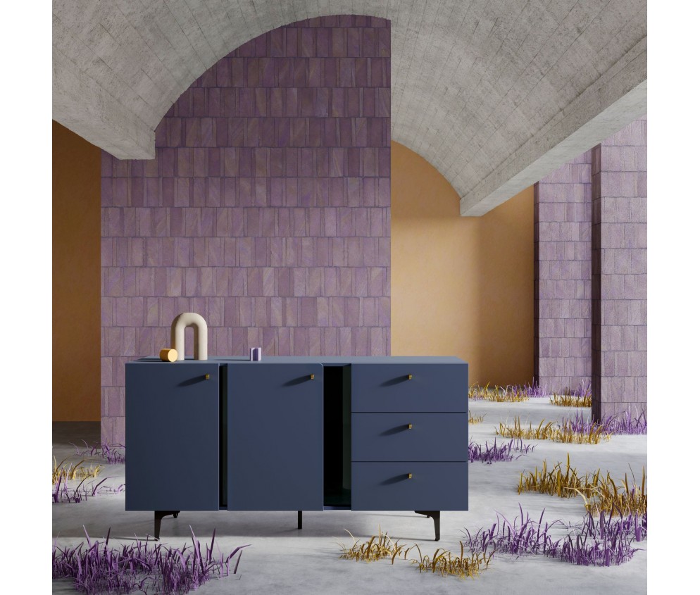 Komoda COLOURS CS-02 Granat