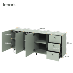 Komoda COLOURS CS-03 Szałwia