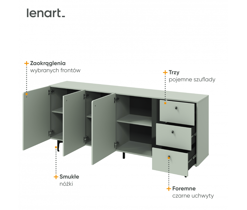 Komoda COLOURS CS-03 Szałwia