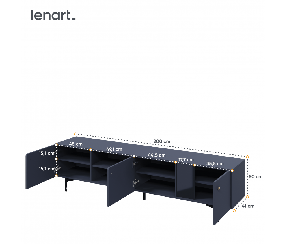 Szafka RTV COLOURS CS-05 Granat