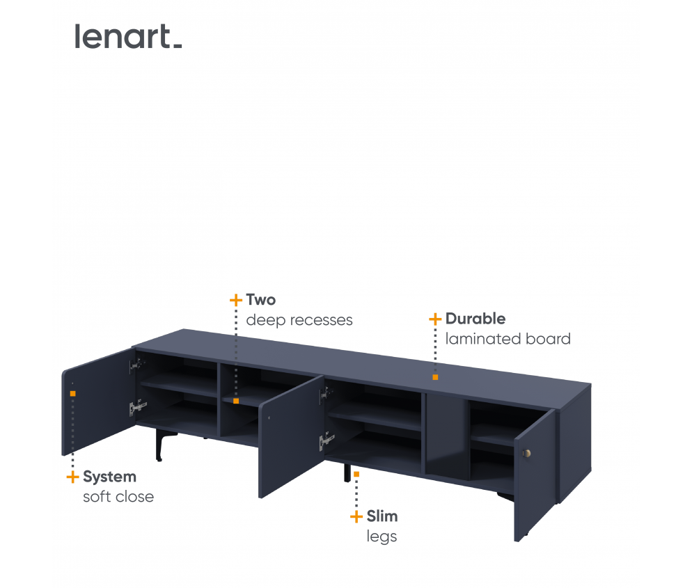 Szafka RTV COLOURS CS-05 Granat