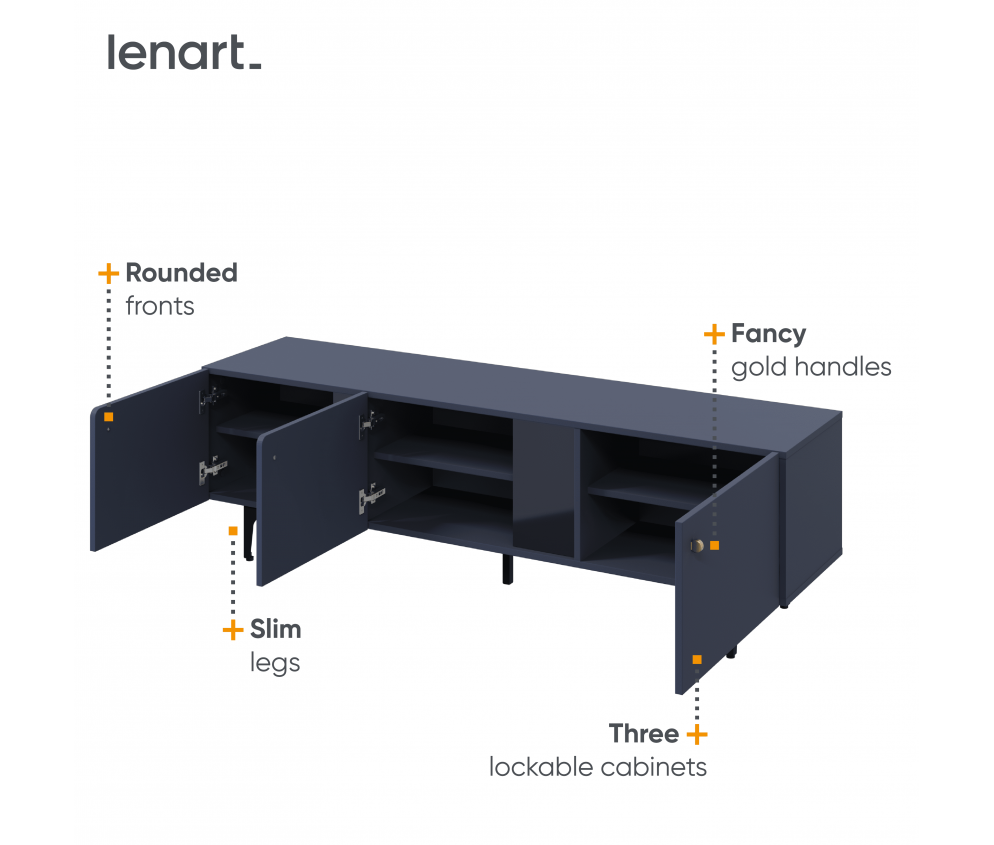 Szafka RTV COLOURS CS-06 Granat
