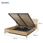 Łóżko z pojemnikiem COZY CZ-02(160)