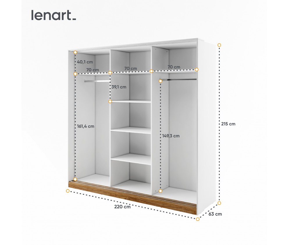 Szafa przesuwna DENTRO DT-01