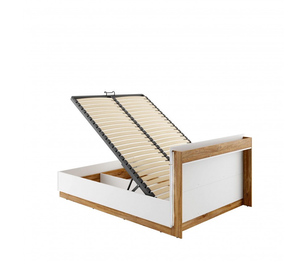 Łóżko z pojemnikiem i oświetleniem DENTRO DT-02 (180)