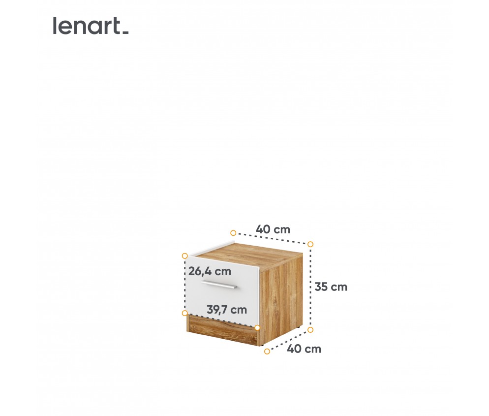 Stolik nocny DENTRO DT-03L