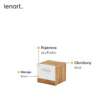 Stolik nocny DENTRO DT-03L