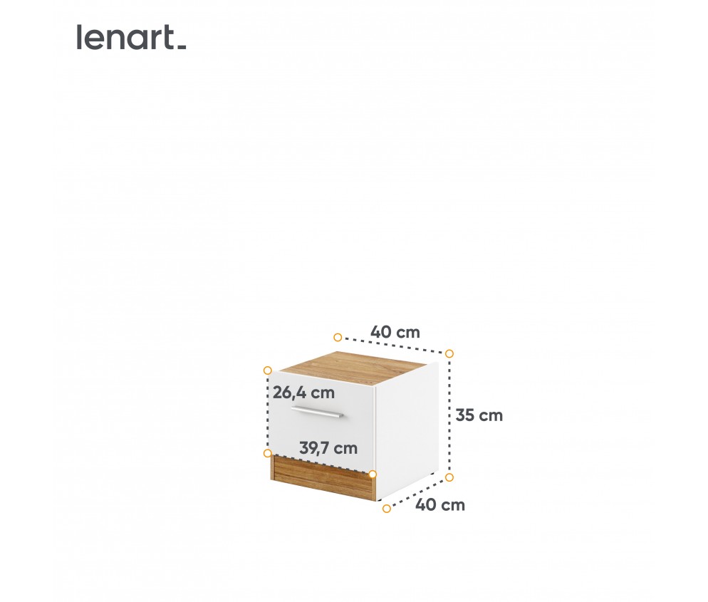 Stolik nocny DENTRO DT-03P