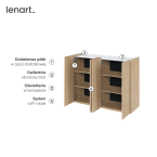 Komoda EASY EA-02 Dąb Scandi