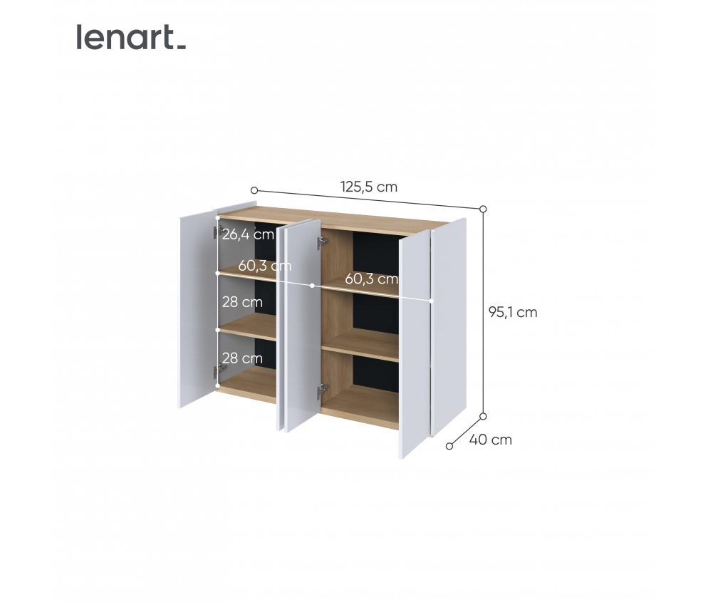 Komoda EASY EA-02 Biel