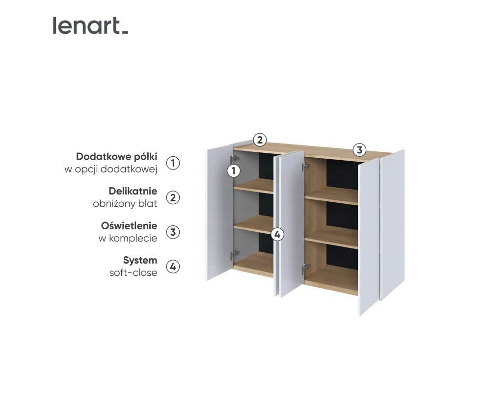 Komoda EASY EA-02 Biel