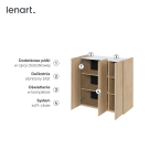 Komoda EASY EA-03 Dąb Scandi