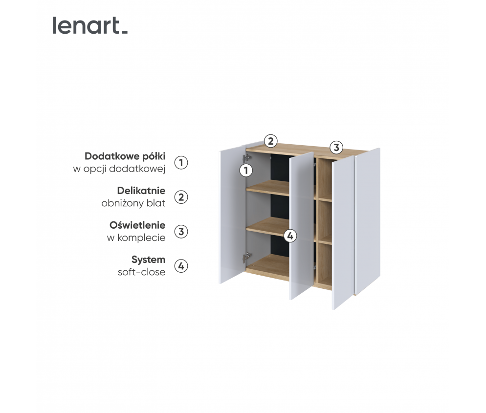 Komoda EASY EA-03 Biel