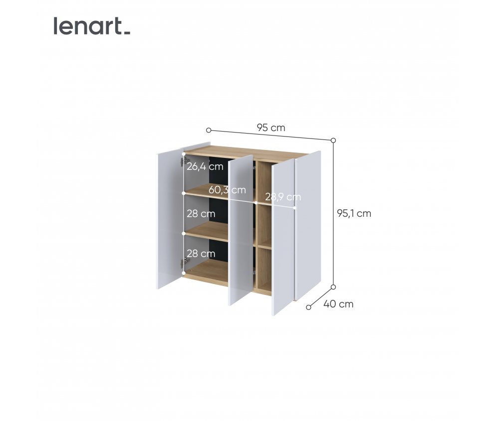 Komoda EASY EA-03 Biel