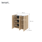 Komoda EASY EA-03 Dąb Scandi