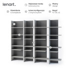 Regał lewy z oświetleniem FITT FL-01L