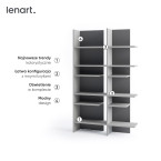 Regał lewy z oświetleniem FITT FL-01L