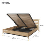 Łóżko z pojemnikiem COZY CZ-02(180)