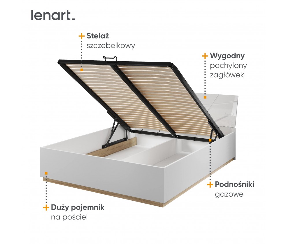 Łóżko FUTURA FU-13 180