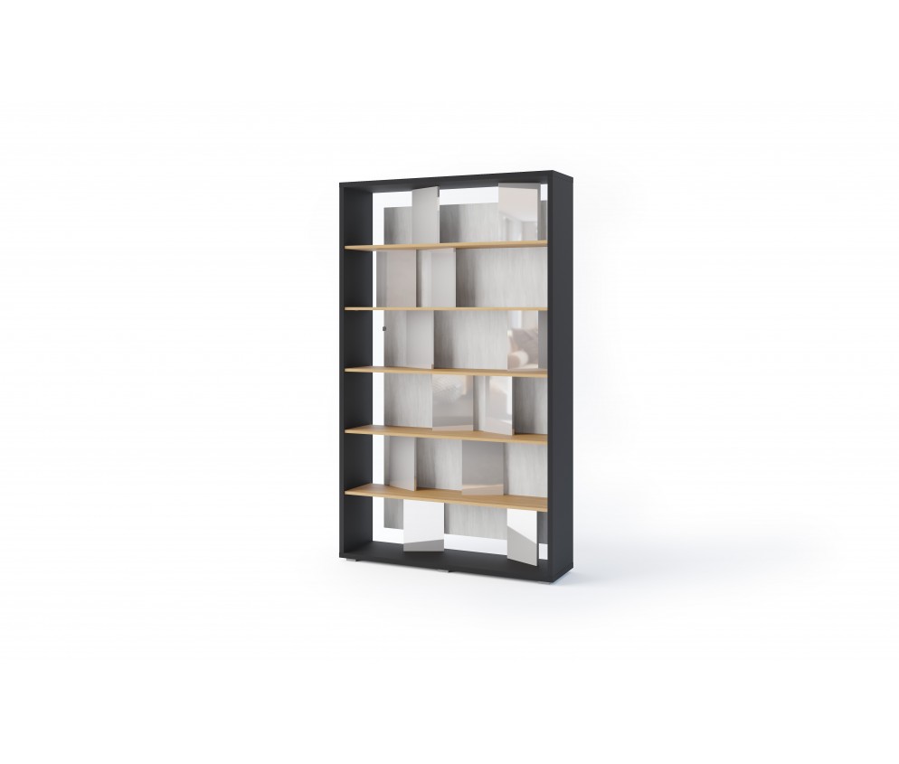 Regał z oświetleniem FITT FP-01 Szary Połysk