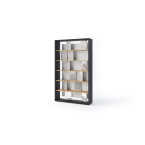 Regał z oświetleniem FITT FP-01 Szary Połysk