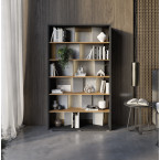 Regał z oświetleniem FITT FP-01 Szary Połysk