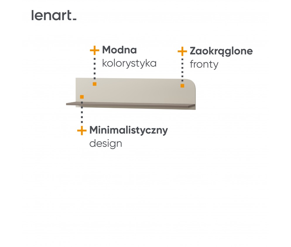Półka wisząca HARMONY HR-05