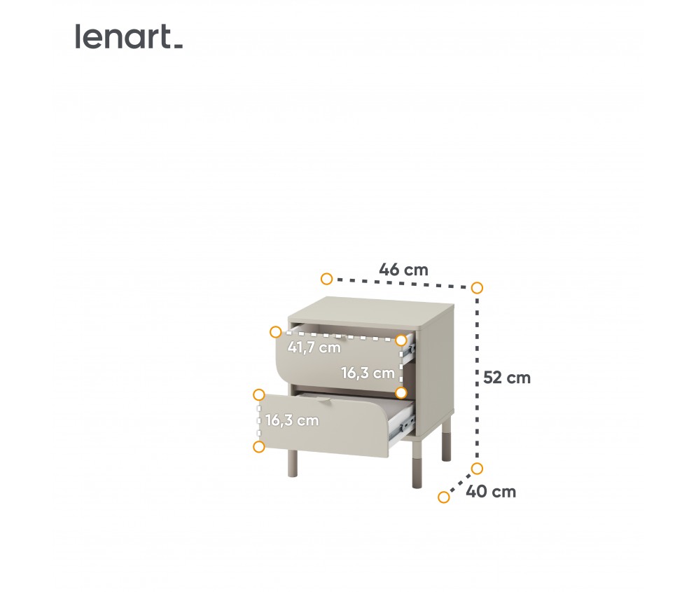 Stolik nocny HARMONY HR-07