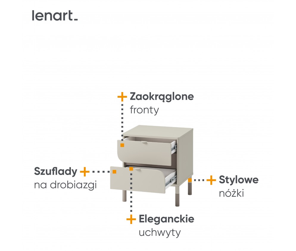 Stolik nocny HARMONY HR-07