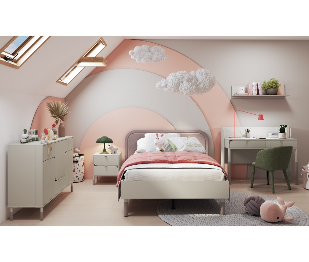 Łóżko ze stelażem HARMONY HR-09 120