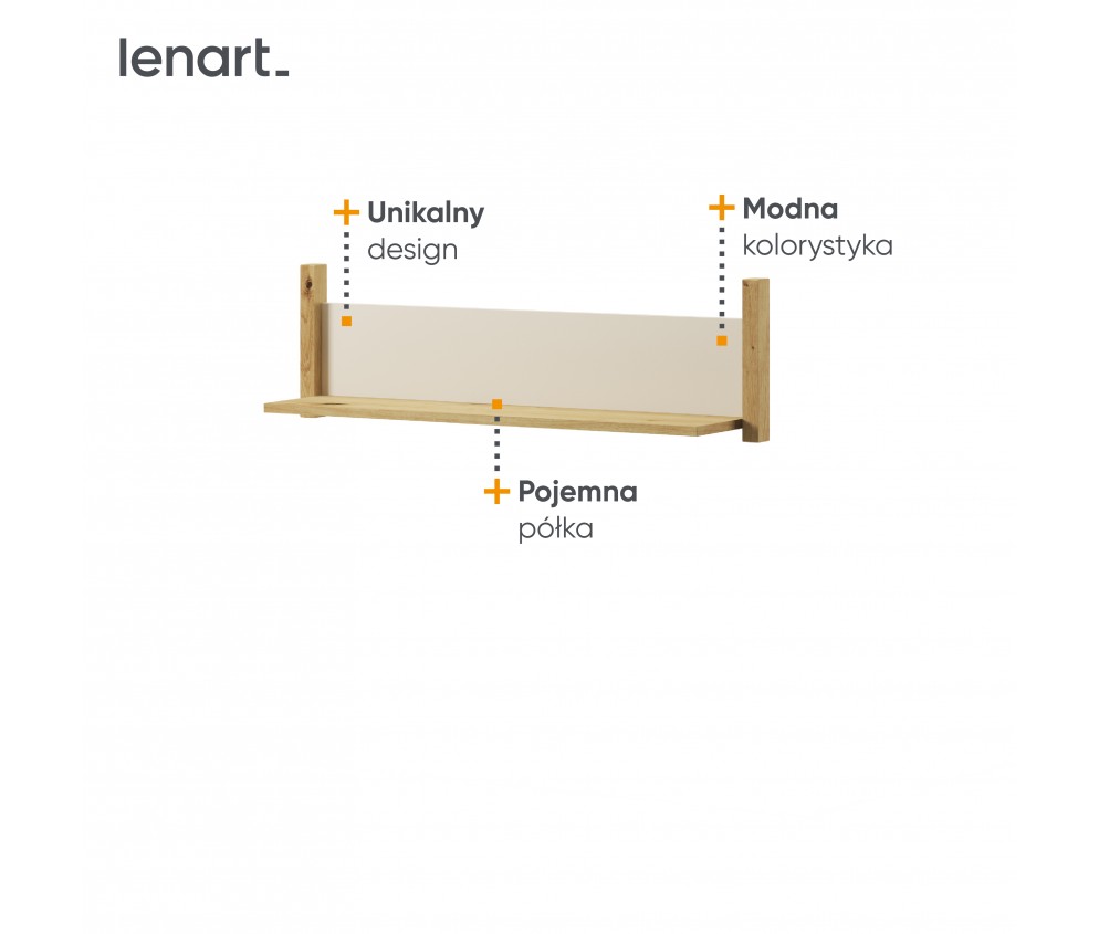 Półka wisząca LENNY LY-05