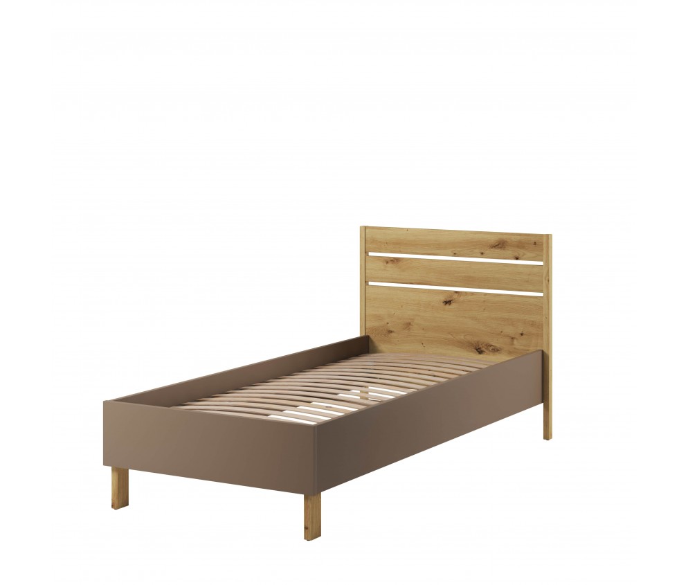 Łóżko 90 ze stelażem LENNY LY-10