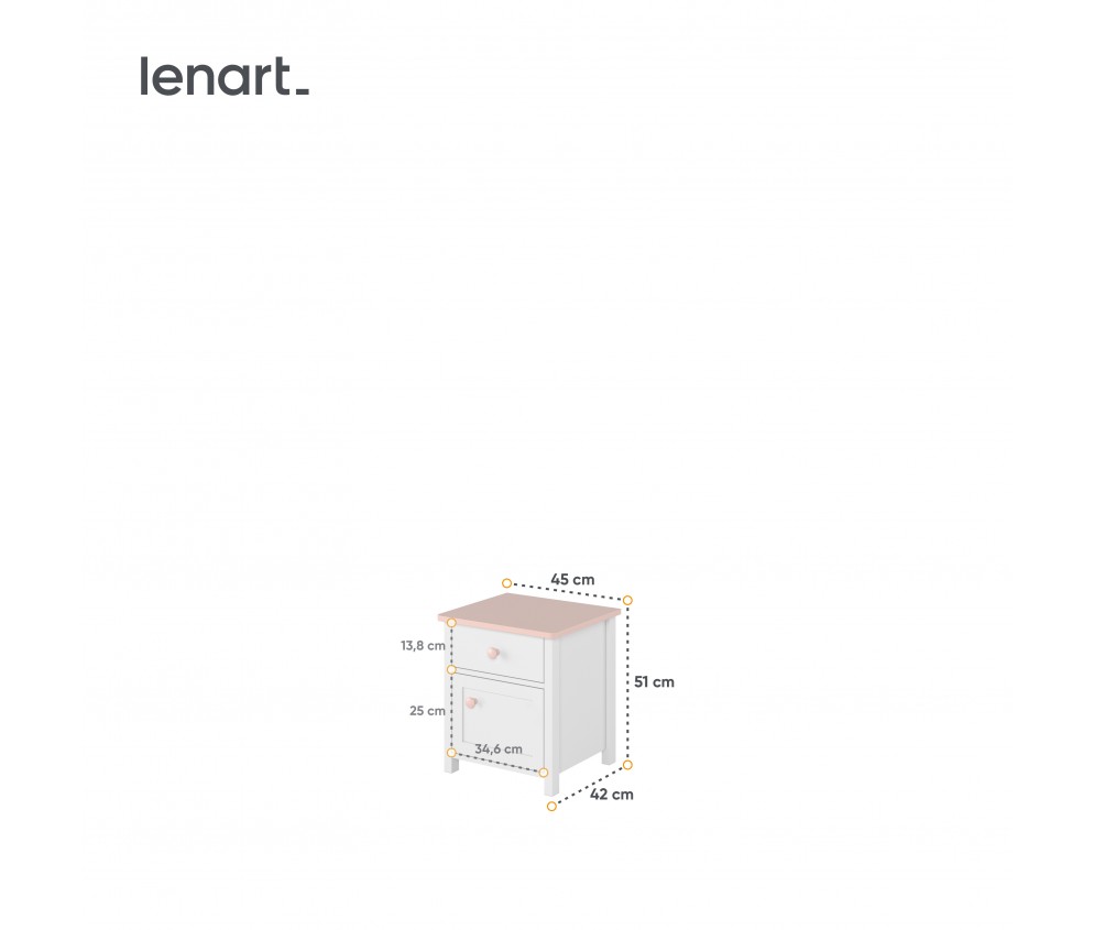 Stolik nocny LUNA LN-07