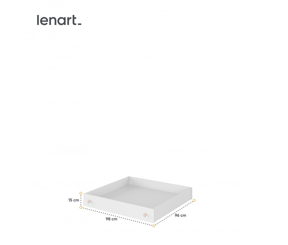 Łóżko z materacem LUNA LN-08