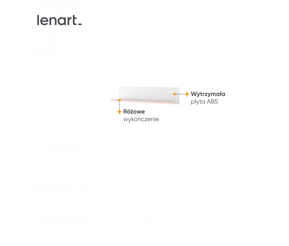 Półka wisząca LUNA LN-14