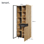 Witryna z oświetleniem MARMO MR-02