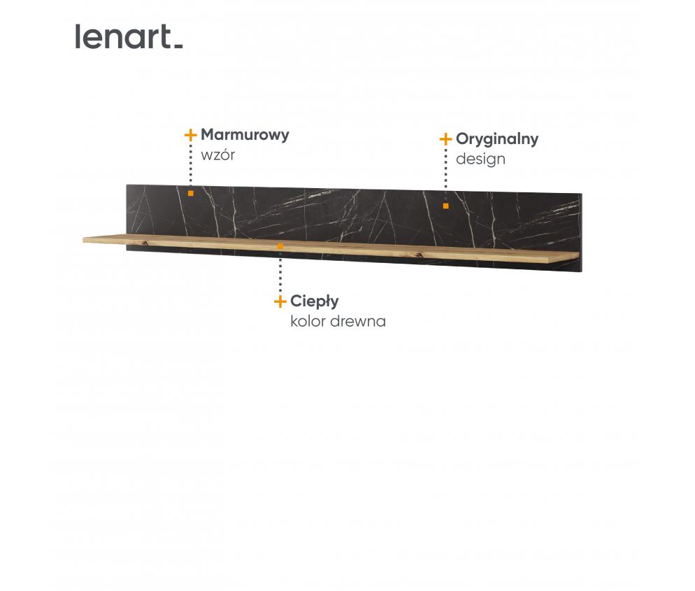 Półka wisząca MARMO MR-04