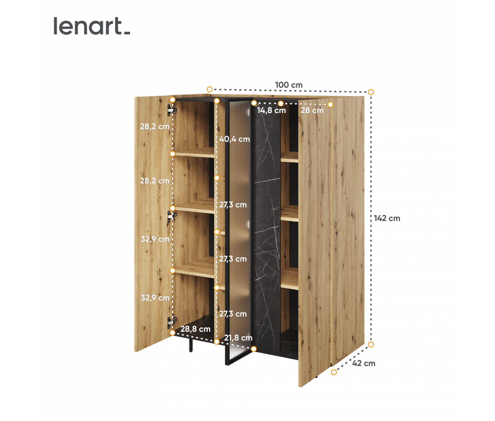 Szafka z oświetleniem MARMO MR-05