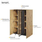 Szafka z oświetleniem MARMO MR-05