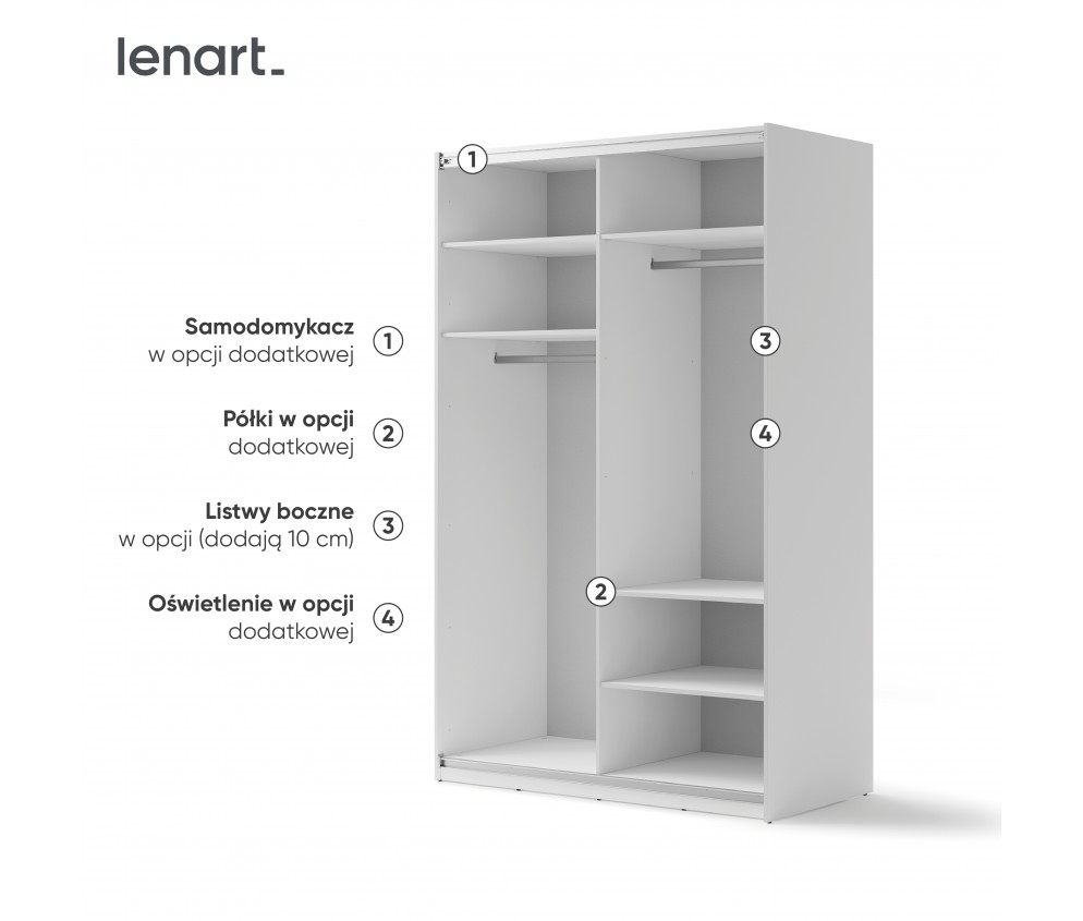 Szafa przesuwna 150 MAXI MX-02