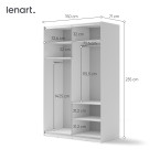 Szafa przesuwna 150 MAXI MX-02