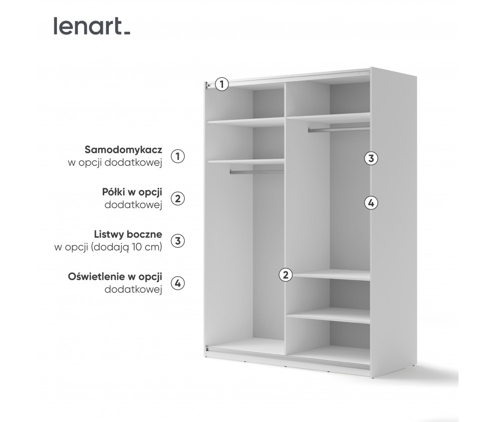 Szafa przesuwna 170 MAXI MX-03