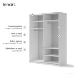 Szafa przesuwna 170 MAXI MX-03